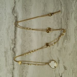 Gold tone necklace